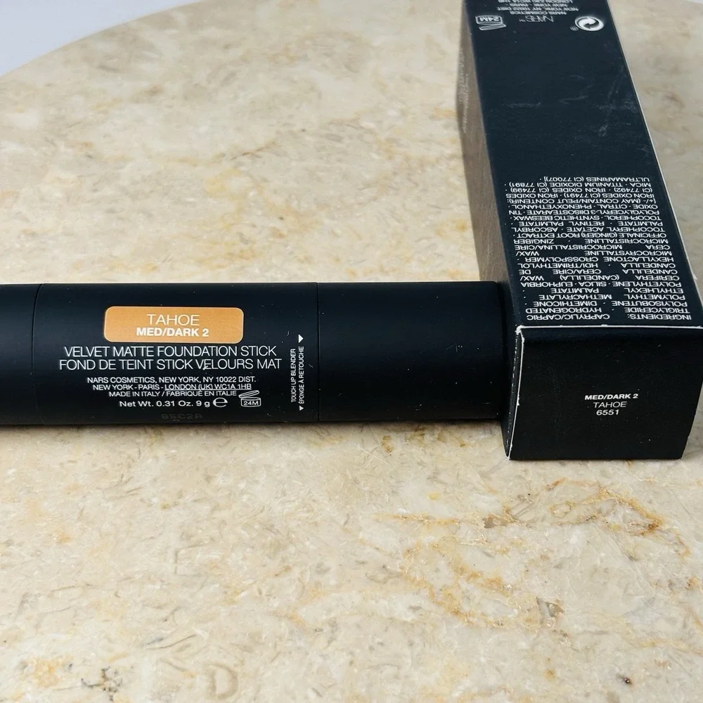 Nars Velvet Matte Foundation Stick Medium Dark 2 Tahoe 0.31oz‎ New in Box
